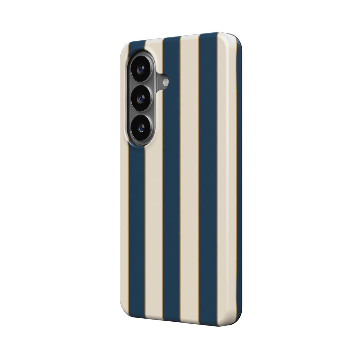 Regatta | Petrol & Cream Striped Magnetic Samsung Galaxy Case