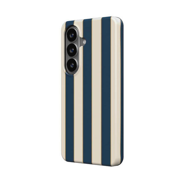 Regatta | Petrol & Cream Striped Magnetic Samsung Galaxy Case