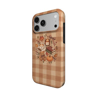 Cozy Chapter | Cozy Autumn Gingham MagSafe iPhone Case