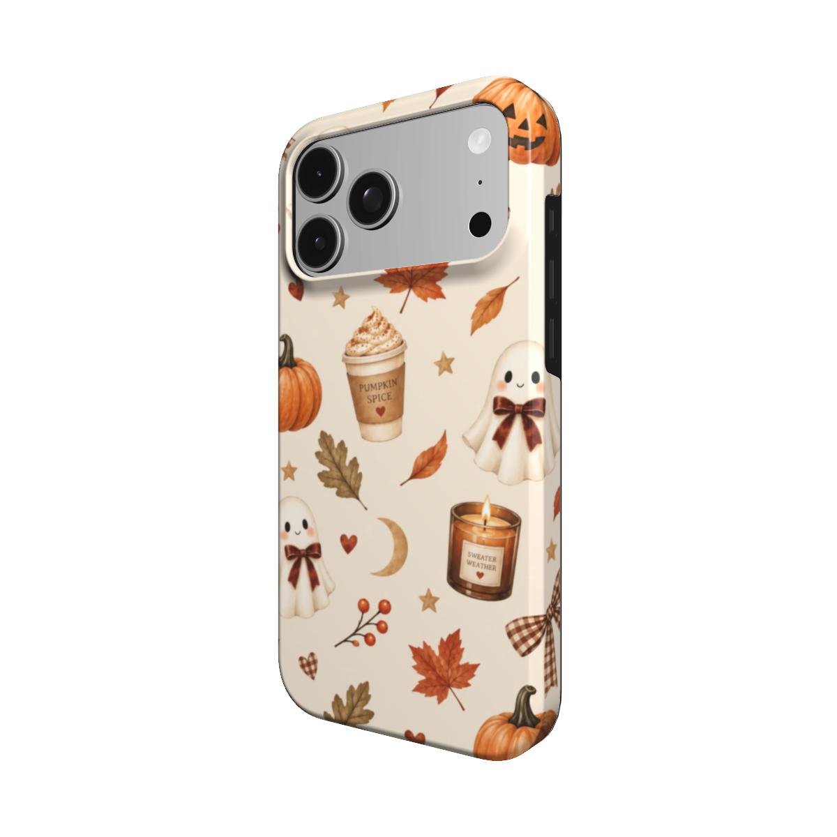 October Mood | Pumpkin Spice Halloween MagSafe iPhone Case