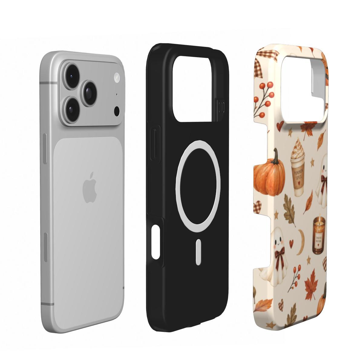 October Mood | Pumpkin Spice Halloween MagSafe iPhone Case