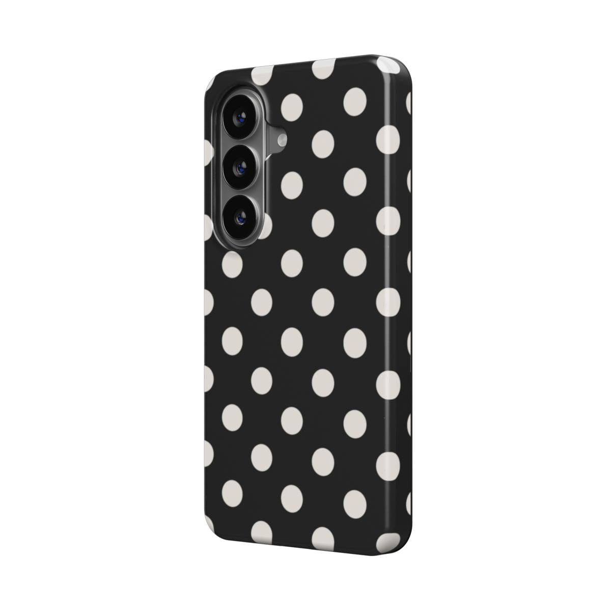 Ballroom | Black & Ivory Polka Dot Magnetic Samsung Galaxy Case