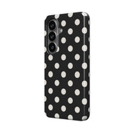 Ballroom | Black & Ivory Polka Dot Magnetic Samsung Galaxy Case