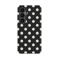 Ballroom | Black & Ivory Polka Dot Magnetic Samsung Galaxy Case