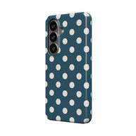 Matinée | Petrol & Ivory Polka Dot Magnetic Samsung Galaxy Case