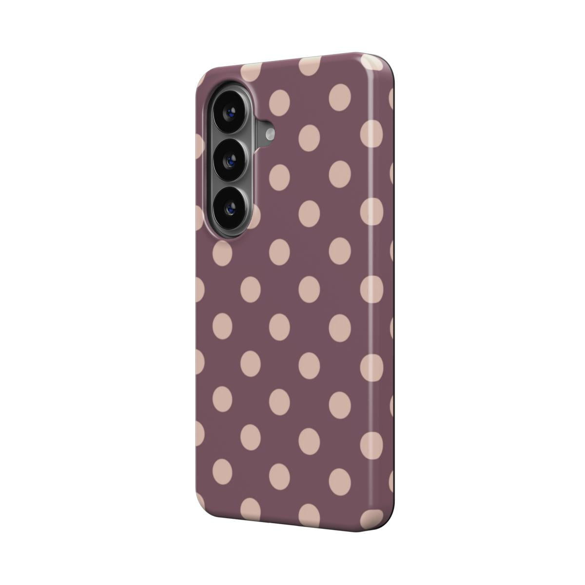 Boudoir | Mauve & Ivory Polka Dot Magnetic Samsung Galaxy Case