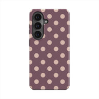 Boudoir | Mauve & Ivory Polka Dot Magnetic Samsung Galaxy Case