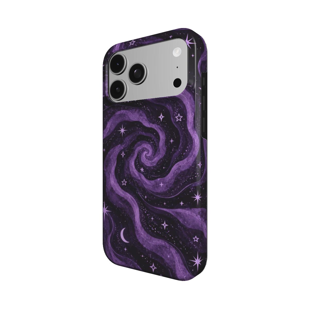 Night Spell | Purple Celestial Swirl MagSafe iPhone Case