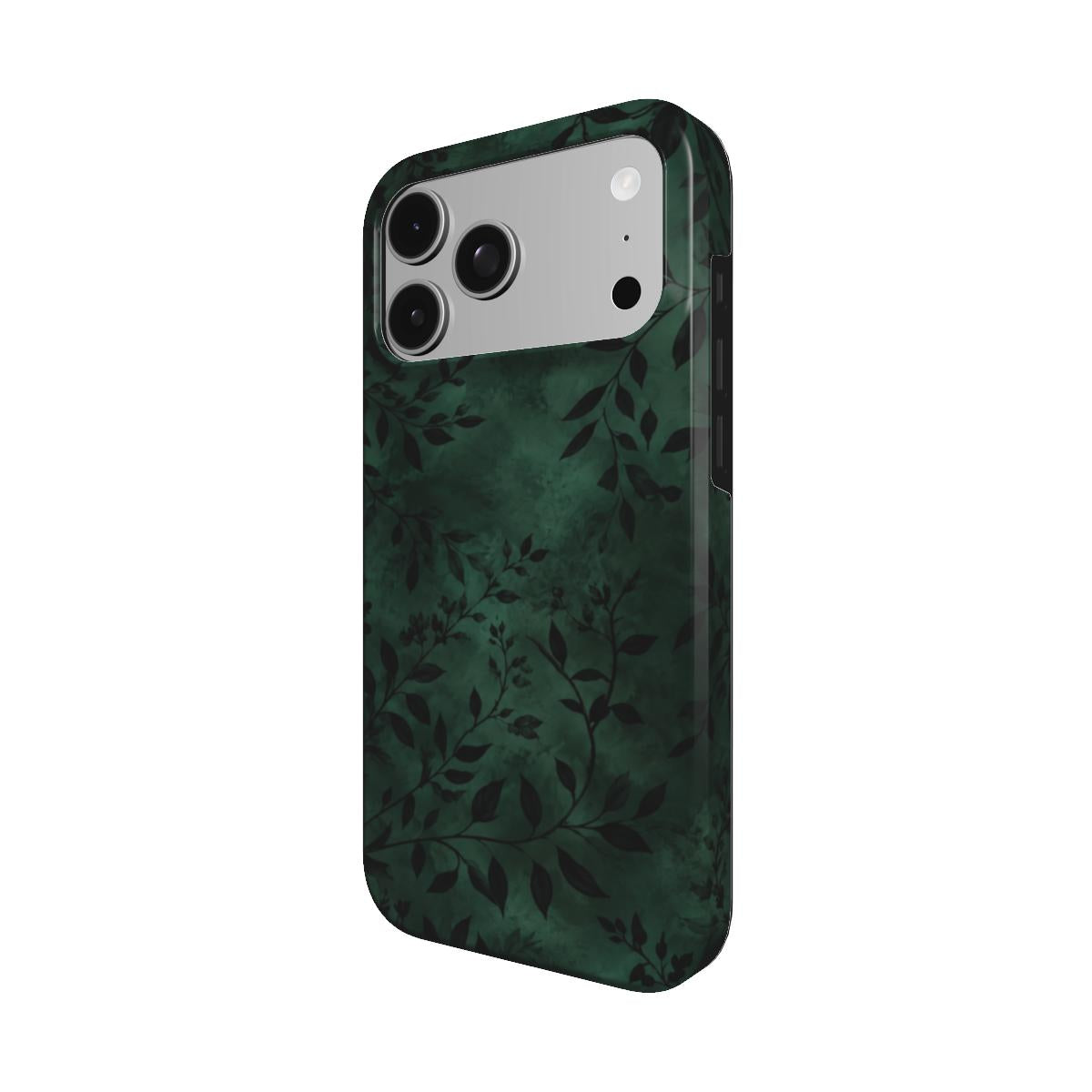 Witch’s Garden | Dark Green Botanical MagSafe iPhone Case