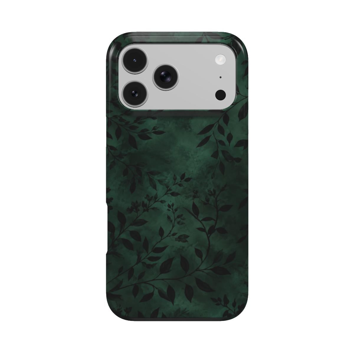 Witch’s Garden | Dark Green Botanical MagSafe iPhone Case