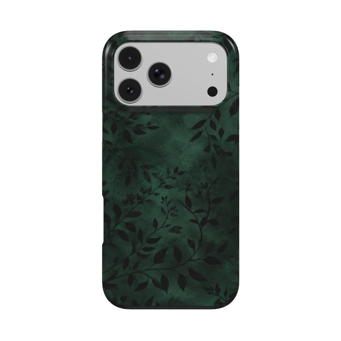 Witch’s Garden | Dark Green Botanical MagSafe iPhone Case