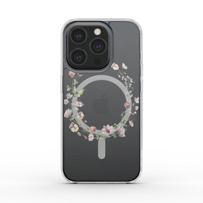 Butterfly Effect | Floral Butterfly MagSafe Clear iPhone Case