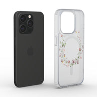 Butterfly Effect | Floral Butterfly MagSafe Clear iPhone Case