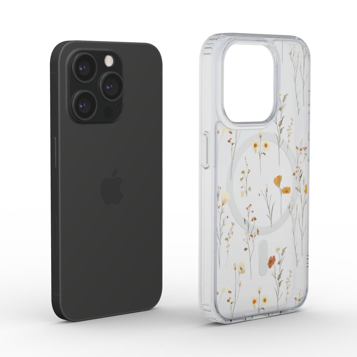 Pressed Days | Wildflower MagSafe Clear iPhone Case