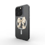 First Dance | Ivory Bow MagSafe Clear iPhone Case