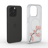 Petal Drift | Cherry Blossom MagSafe Clear iPhone Case