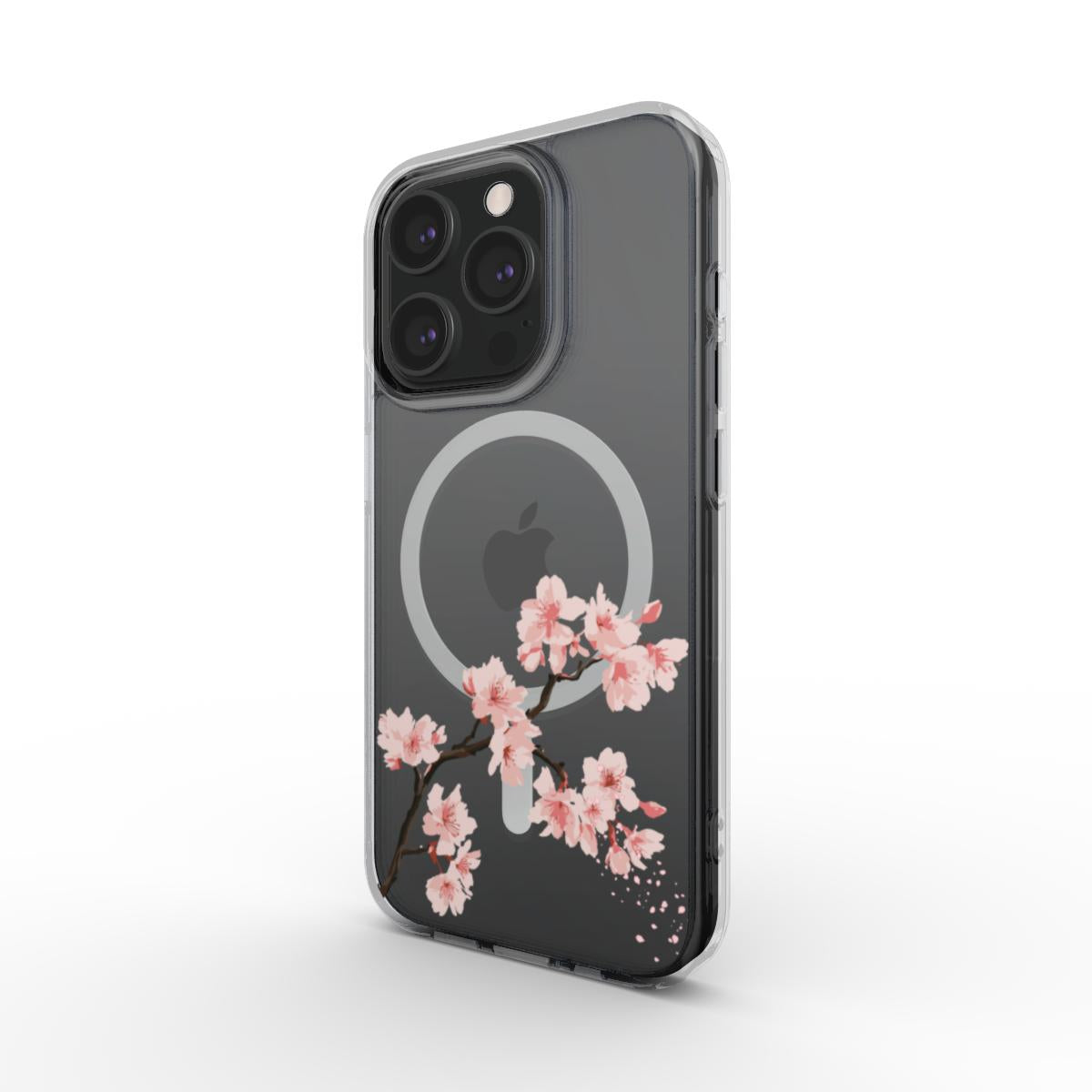Petal Drift | Cherry Blossom MagSafe Clear iPhone Case