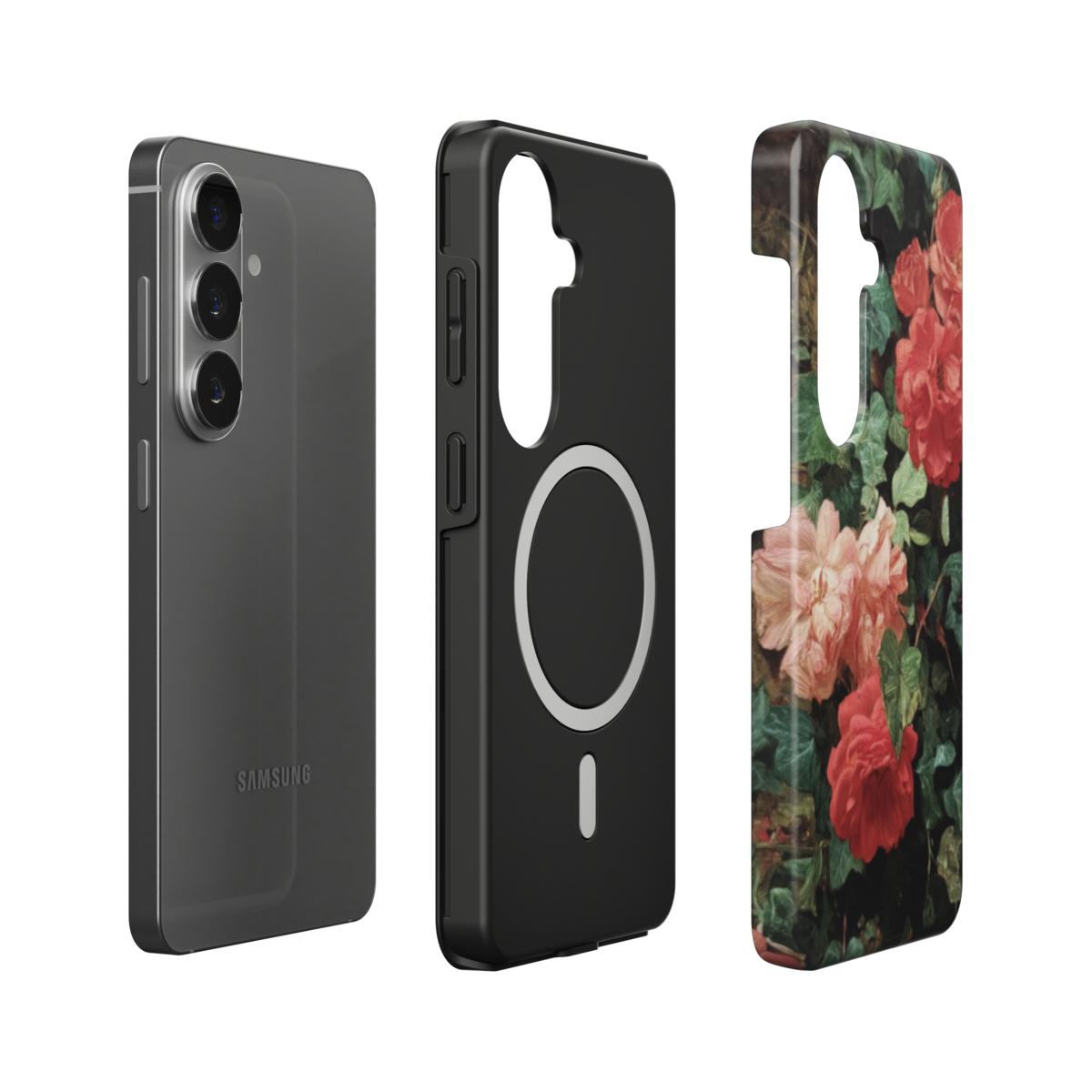 Velvet Roses | Vintage Rose Magnetic Samsung Galaxy Case