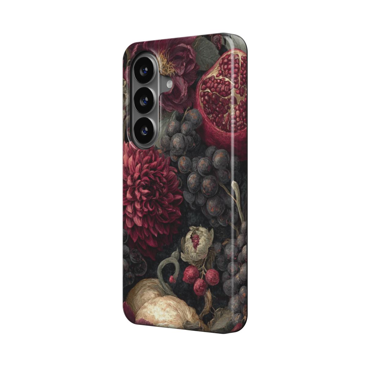 Baroque Harvest | Dark Botanical Fruit Magnetic Samsung Galaxy Case