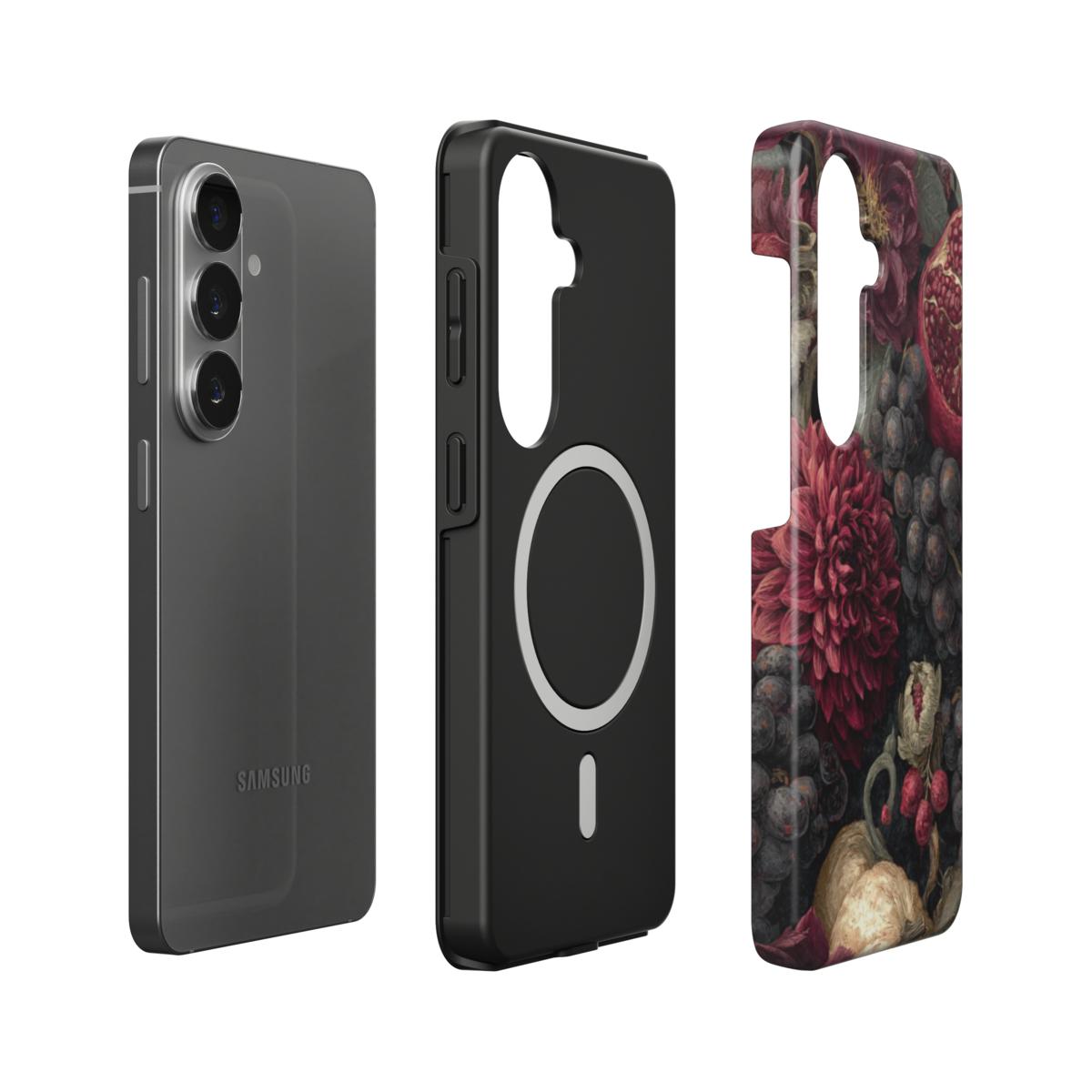 Baroque Harvest | Dark Botanical Fruit Magnetic Samsung Galaxy Case