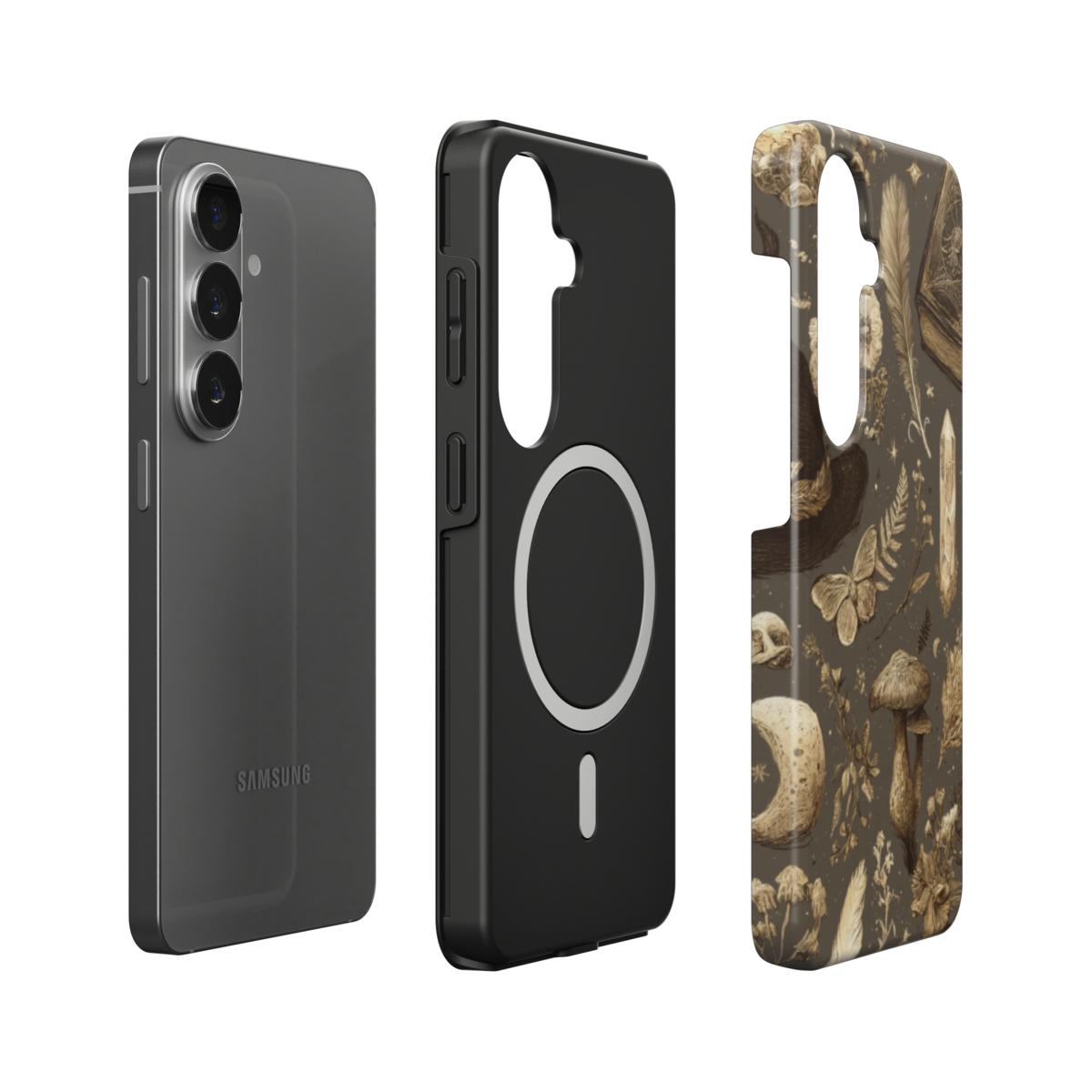 Grimoire | Witchy Botanical Magnetic Samsung Galaxy Case