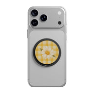 Sunlit Daisy | Gingham Daisy Magnetic Phone Grip