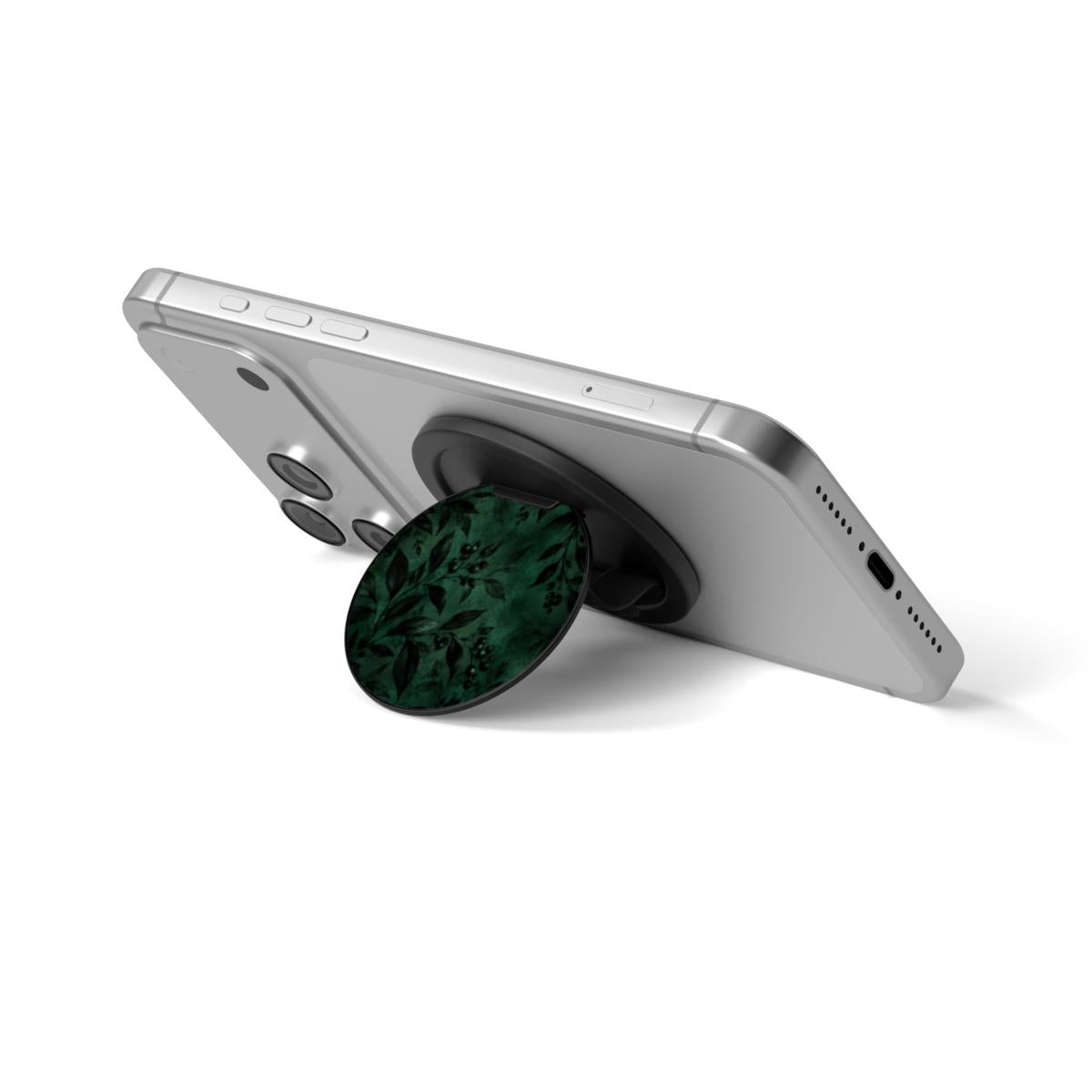 Witch’s Garden | Dark Green Botanical Magnetic Phone Grip