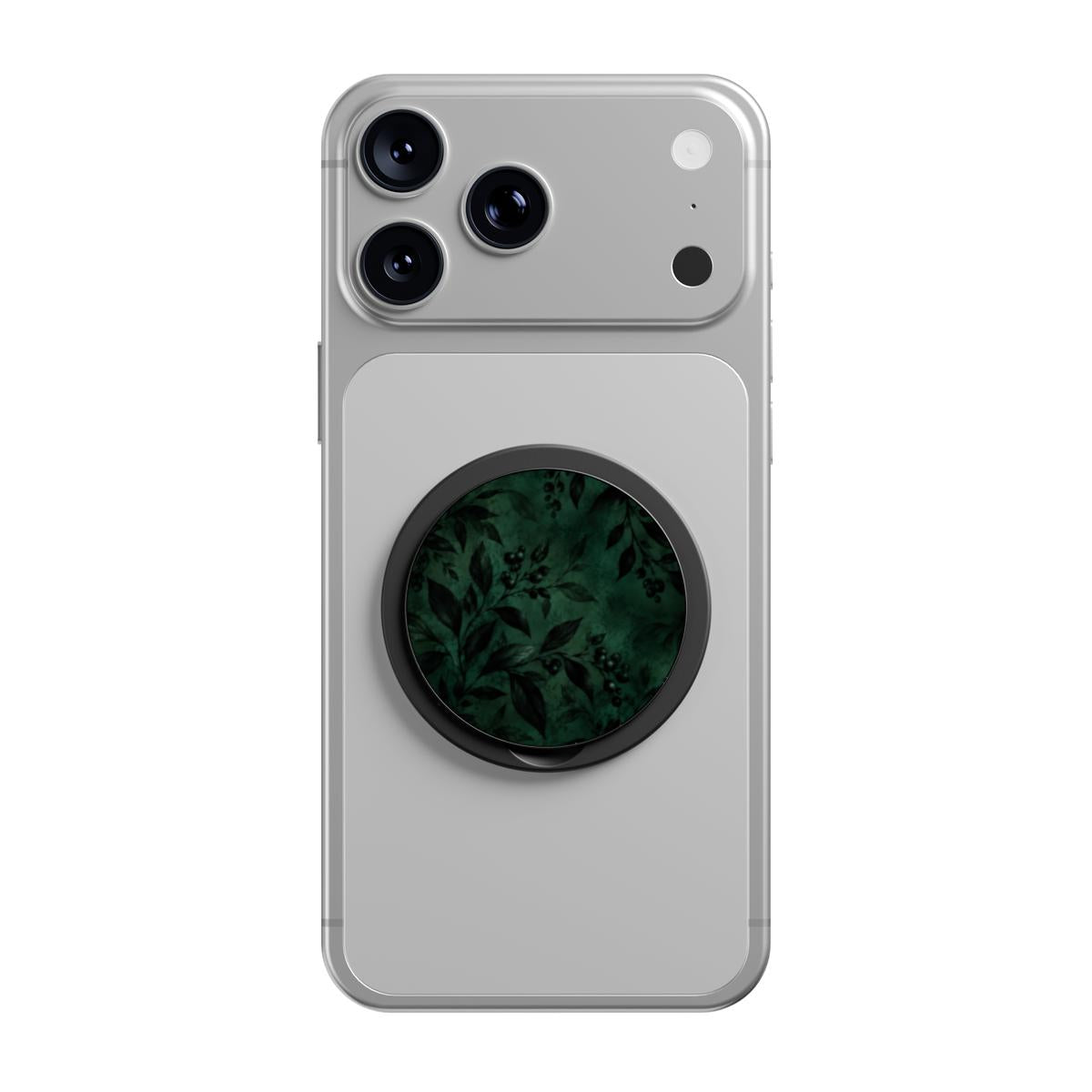 Witch’s Garden | Dark Green Botanical Magnetic Phone Grip
