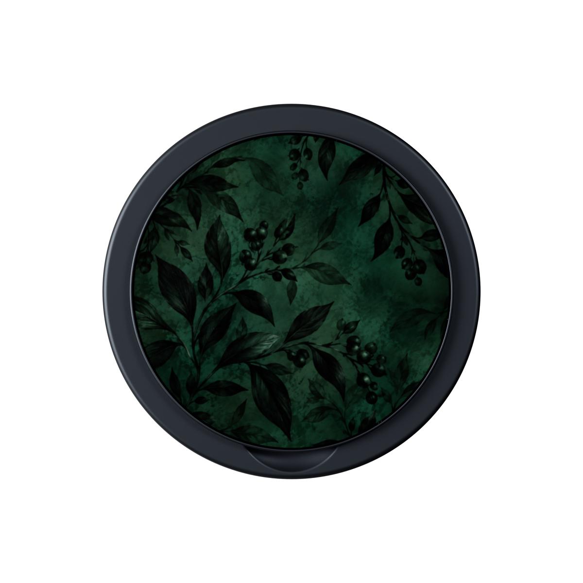 Witch’s Garden | Dark Green Botanical Magnetic Phone Grip