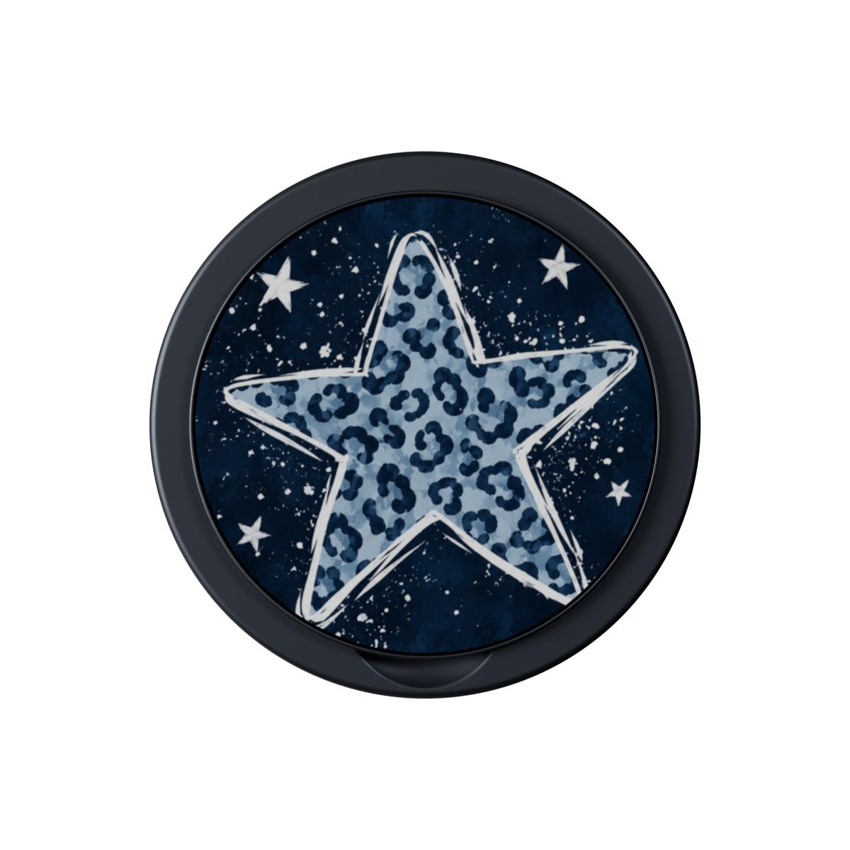Star Struck | Leopard Star Magnetic Phone Grip