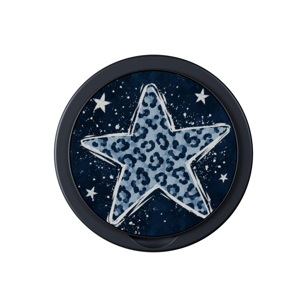 Star Struck | Leopard Star Magnetic Phone Grip