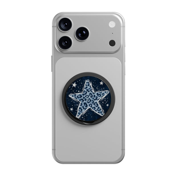 Star Struck | Leopard Star Magnetic Phone Grip