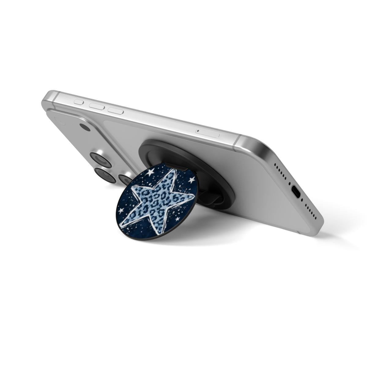 Star Struck | Leopard Star Magnetic Phone Grip