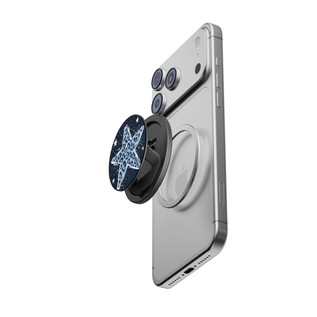 Star Struck | Leopard Star Magnetic Phone Grip
