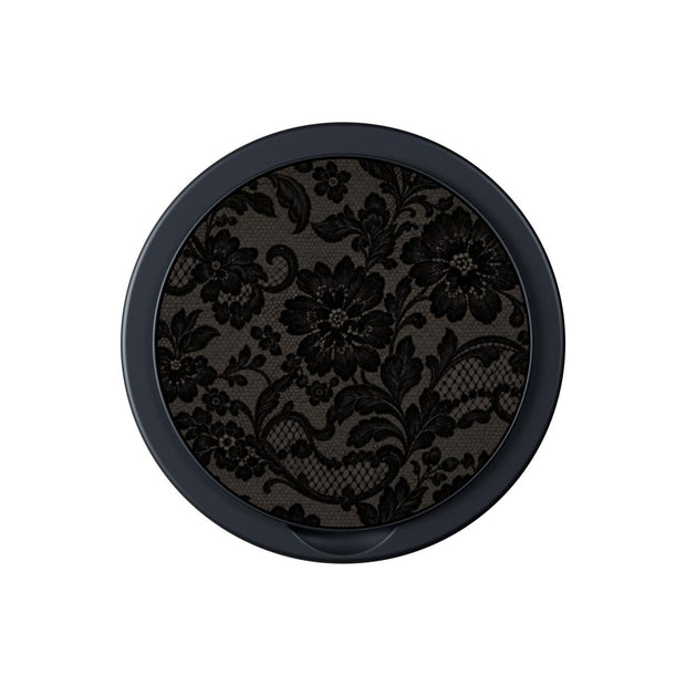 Widow’s Lace | Black Lace Floral Magnetic Phone Grip