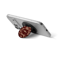 Velvet Kiss | Burgundy Lip Print Magnetic Phone Grip