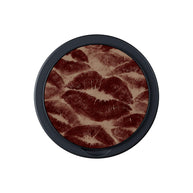 Velvet Kiss | Burgundy Lip Print Magnetic Phone Grip