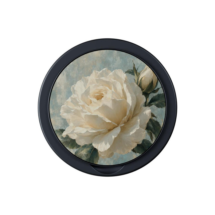 Ivory Bloom | Ivory Rose Magnetic Phone Grip