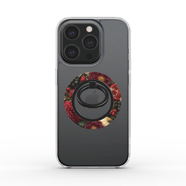 Baroque Harvest | Dark Floral Magnetic Ring Holder