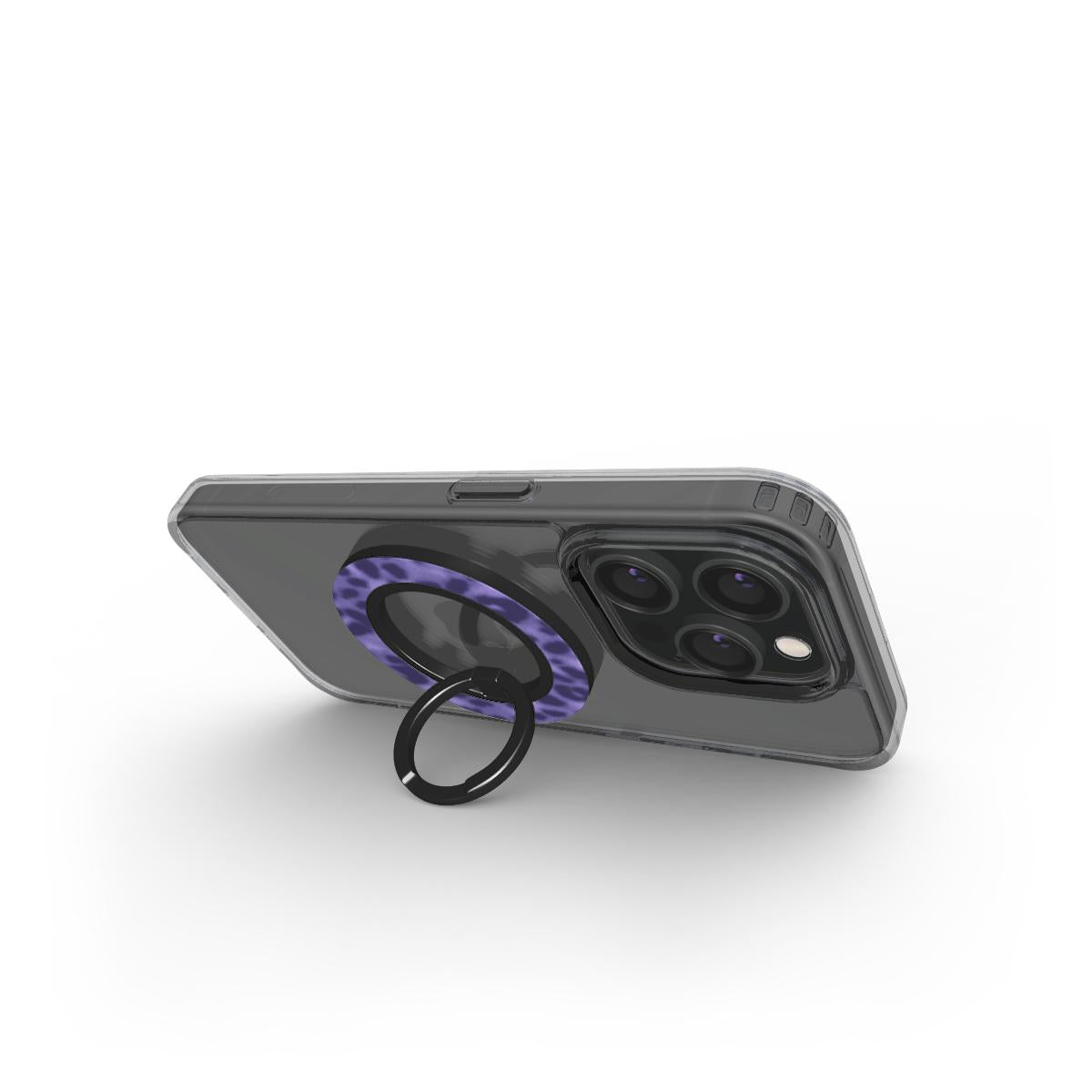 Wildcat | Purple Leopard Magnetic Ring Holder