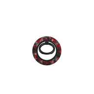 Crimson Eclipse | Dark Red Floral Magnetic Ring Holder