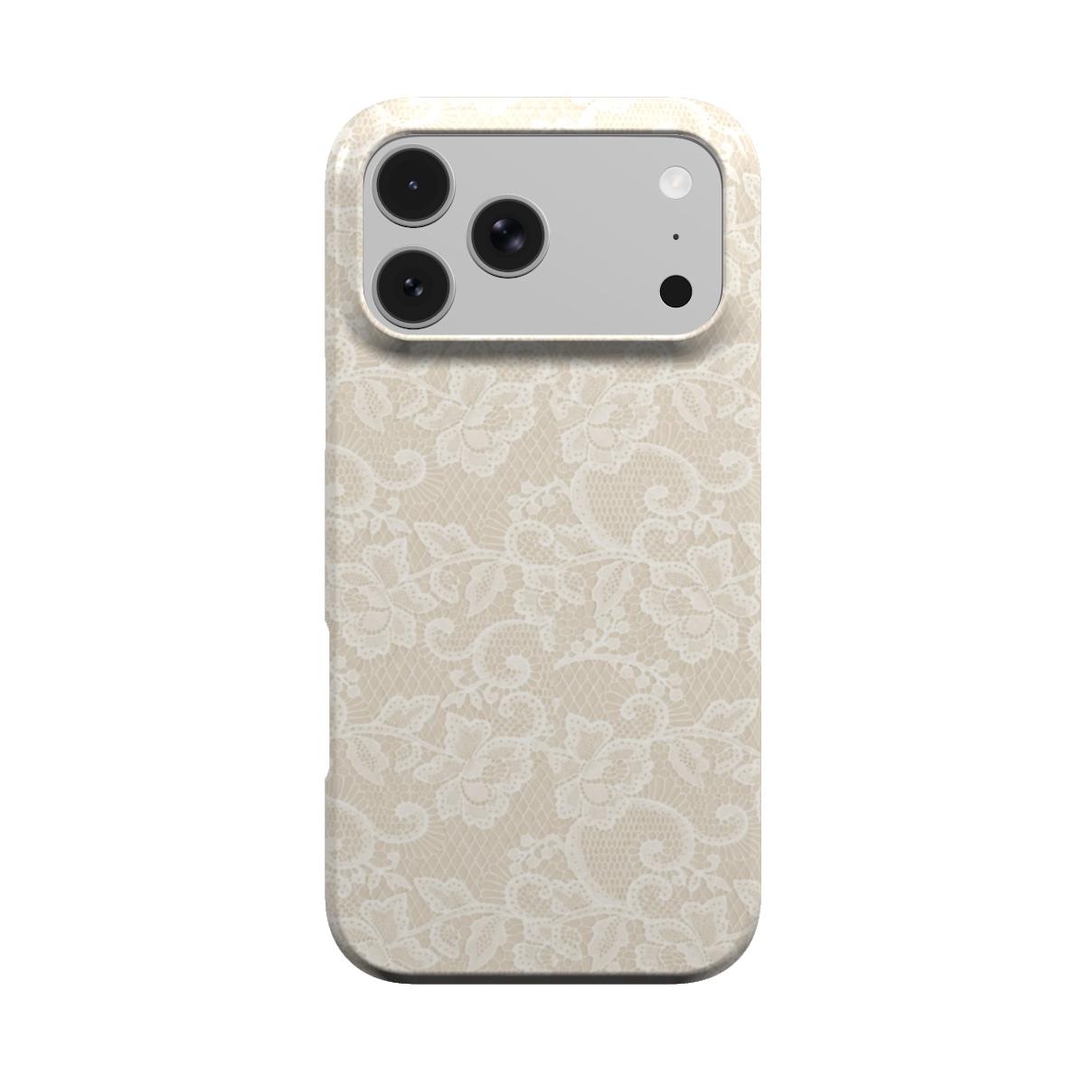 Lace Affair | Ivory Lace MagSafe iPhone Case