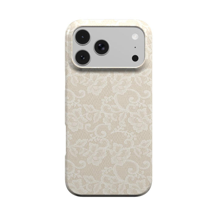 Lace Affair | Ivory Lace MagSafe iPhone Case