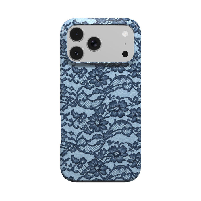 Laced in Blue | Blue Lace MagSafe iPhone Case