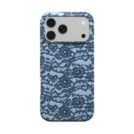 Laced in Blue | Blue Lace MagSafe iPhone Case