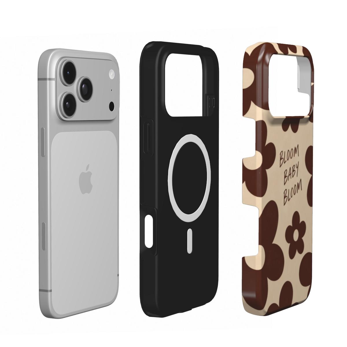 Bloom Baby | Retro Floral MagSafe iPhone Case