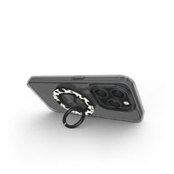 Front Row | Black & Ivory Spotted Magnetic Ring Holder