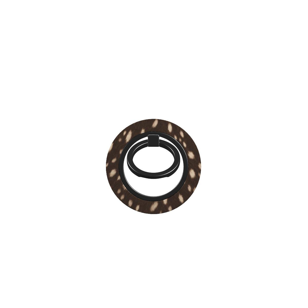 Fawned Over | Brown Fawn Print Magnetic Ring Holder