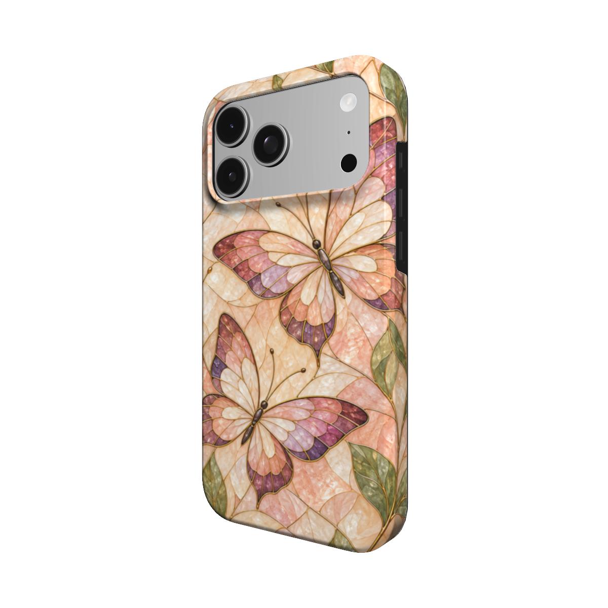 Glasswing | Stained Glass Butterfly MagSafe iPhone Case