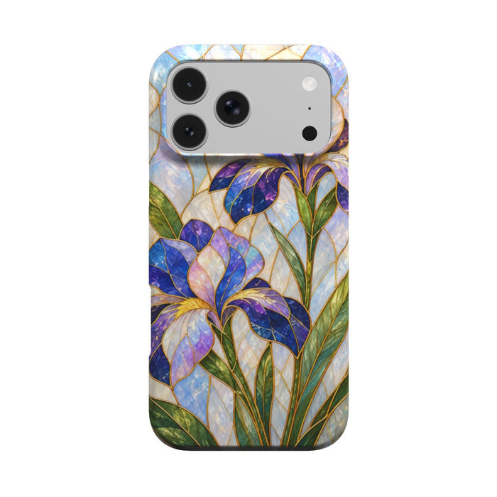 Gilded Iris | Stained Glass Iris MagSafe iPhone Case